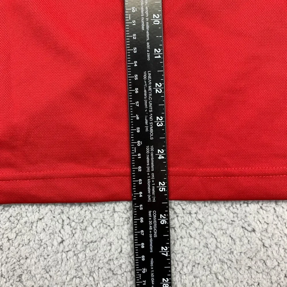 Extreme Performance Polo Shirt Women's Large Red Short Sleeve Golf‎ Rugby NEW